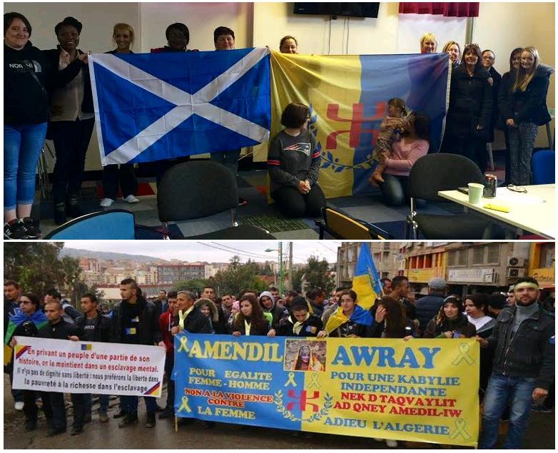 Amitié et solidarité entre les femmes d'Ecosse et de Kabylie