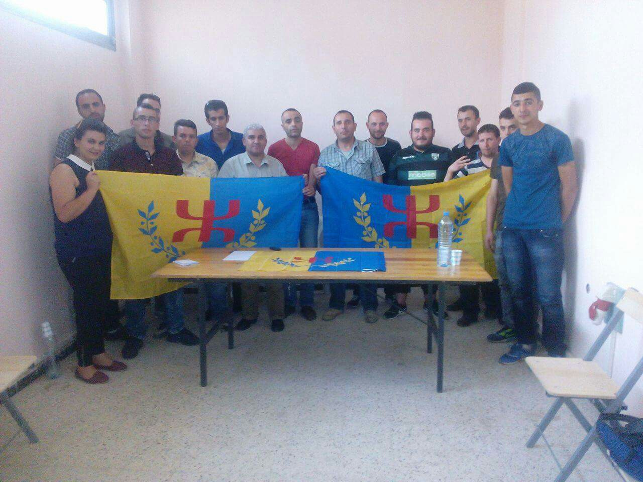 Activités organiques du MAK : Installation de la section de Tazmalt