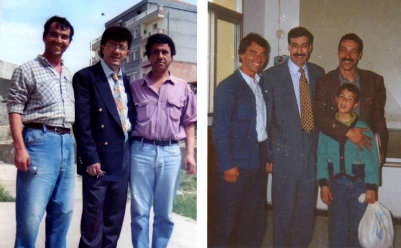 Djilali à gauche. Photo ANS.