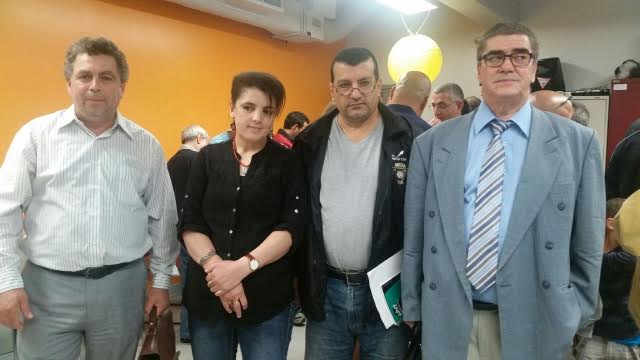 Le nouveau bureau exécutif du MAK-ANAVAD : (de g. à d.) M. Itim, K. Belaid, T. Ait Abdeslam et L. Ziani (PH/SIWEL)