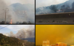 Alerte - Des dizaines d'incendies en cours à Vgayet : La ville est ceinturée par le feu (Actualisé)