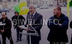 Rassemblement kabyle devant l'Ambassade d'Algérie à Paris