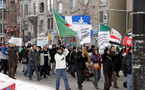 Montréal : soutien à la marche d'Alger