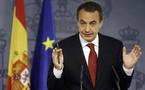 Espagne : Zapatero annonce la dissolution du Parlement et la tenue d'élections générales en novembre