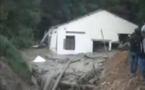 Vidéo : effondrement de l'abattoir de la commune d'Illilten