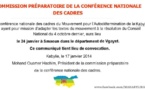 Communiqué du MAK: Commission préparatoire de la conférence nationale des cadres