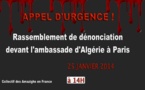 Le collectif des Amazighs en France appelle, ce samedi 25 janvier, à un rassemblement de dénonciation devant l'ambassade d'Algérie 