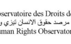 L'Observatoire des Droits de l'Homme de Tizi-Ouzou interpelle les autorités algériennes sur les enlèvements en Kabylie