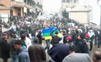 Grande manifestation des lycéens à Tala n Sila (Michelet - Ain El Hammam)