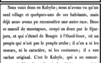 Téléchargement gratuits de livres anciens sur la Kabylie:  récit de voyage «A travers la Kabylie»  et «Étude botanique sur la Kabylie du Jurjura»,