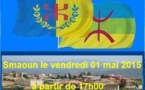 Lever du drapeau kabyle à Smaoun le vendredi 1er mai à 17h