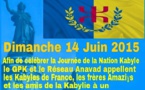 Journée de la Nation Kabyle/ le Réseau Anavad appelle à un rassemblement dimanche 14 juin