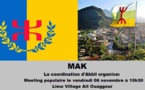 MAK/Akbil: Meeting populaire le vendredi 06 novembre à 10h30 au village d'At Ouaggour