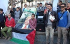 Hommage à Ait Ahmed à Oran : le drapeau palestinien après "Falestine Chouhada"