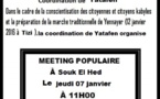 Yatafen : Le MAK anime un meeting populaire le jeudi 07 janvier à Suqq Lhed