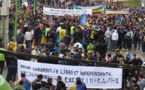 Tizi-Ouzou : Malgré les intimidations, les propagandes  de déstabilisation et  les entraves « sécuritaires », la marche du MAK à a été grandiose.