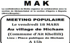 Commune d’At-Khellili : Bouaziz Aït-Chebib installe la  coordination MAK locale et la section de Hichem