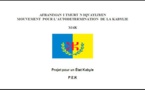 Le Projet pour un Etat Kabyle (P-E-K) adopté par les Congressistes du MAK, le 26 février 2016, à At Zellal