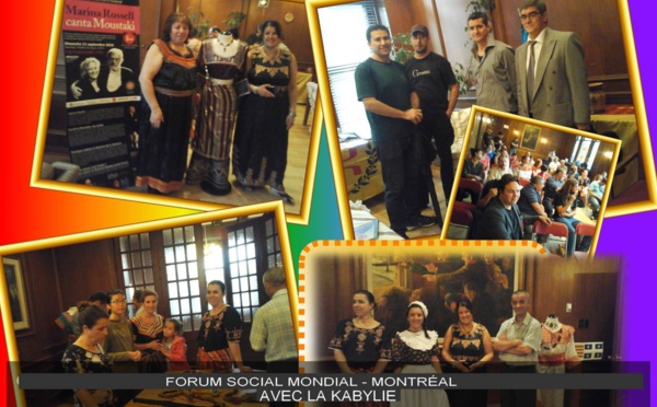 Forum Social Mondial 2016 : Remerciements de l'association Amitié Québec-Kabylie