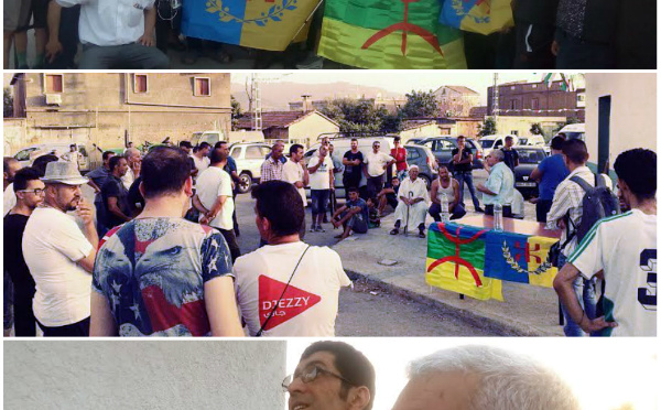 Meeting du MAK et lever du drapeau kabyle à Tala-Σetman