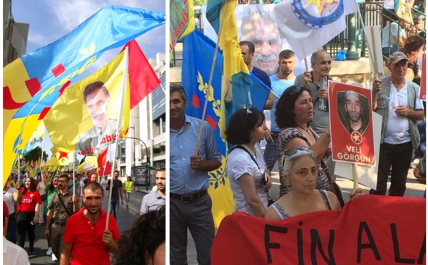 Marche kurde à Paris  : La Kabylie présente, en soutien à "une solution politique pour le Kurdistan"