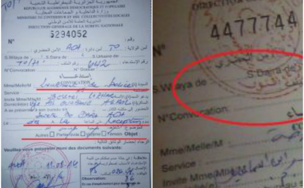 Alerte : Plusieurs militants kabyles de nouveau convoqués par la sûreté de l'Etat algérien