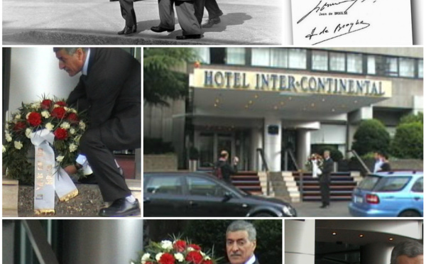 Hommage de Ferhat Mehenni à Krim Belkacem à Francfort (Archive)