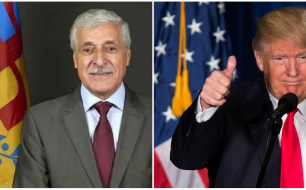 Lettre de félicitations de Ferhat Mehenni à Donald Trump