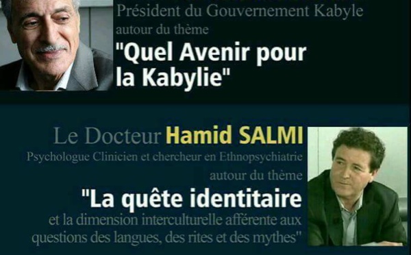 Conférence de Ferhat Mehenni et Hamid Salmi le samedi 19 Novembre