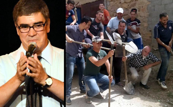 Lhacène Ziani félicite les jeunes de Tala n Wulman 