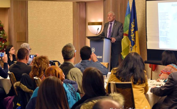 Allocution (émouvante) de Ferhat Mehenni à l’occasion de l’hommage qui lui a été rendu à Ottawa
