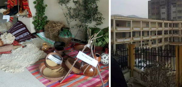 Les élèves du lycée 20 aout 1956 à Tizi Wezzu  célèbrent Yennayer avant de rejoindre la marche