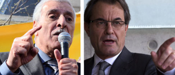 Catalogne-Kabylie : Oui à Arthur Mas ! Oui à Ferhat Mehenni !