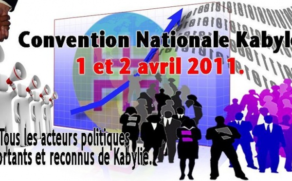 Convention nationale kabyle les 1 et 2 avril : l'avenir de la Kabylie en discussion