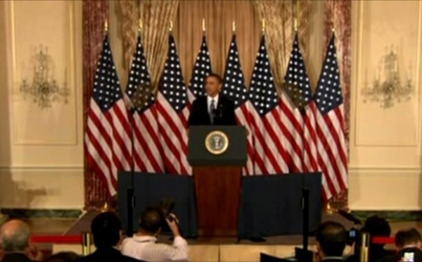Discours d'Obama sur la politique américaine au Moyen Orient et en Afrique du Nord