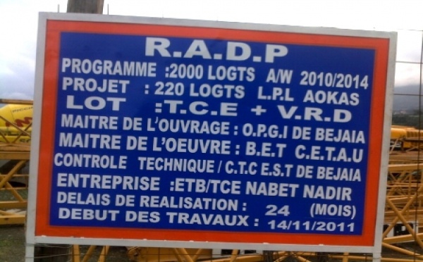 Aokas bénéficie d’un projet de 220 logements sociaux