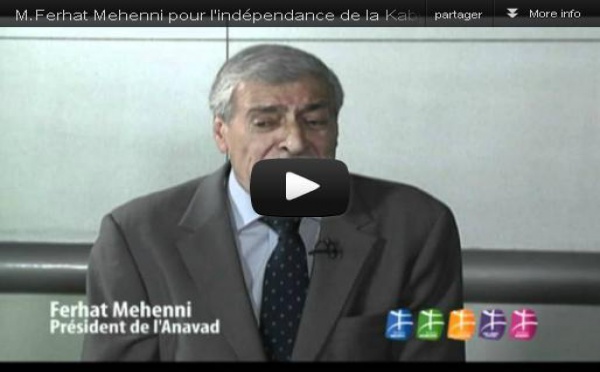 Vidéo | Ferhat Mehenni : « de l'autonomie à l'autodétermination » (BRTV)