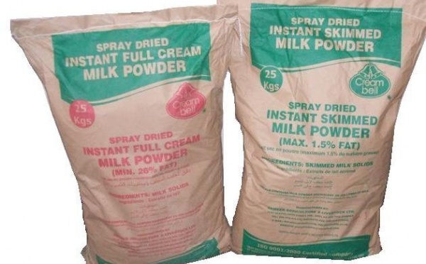 L'Algérie importe plus de lait en poudre français