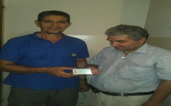 Lancement de la Carte d’identité kabyle (CIK) : TASAΣDIT AT LWENNAS (Tassadit Lounas), 97 ans, première titulaire en Kabylie