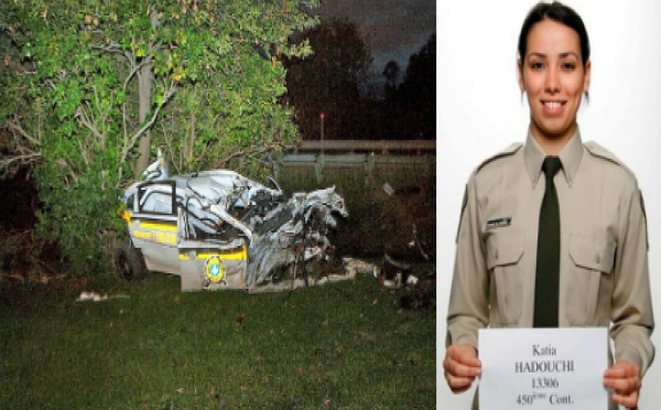 Québec : l'accident de la policière d'origine kabyle serait dû à une défaillance technique