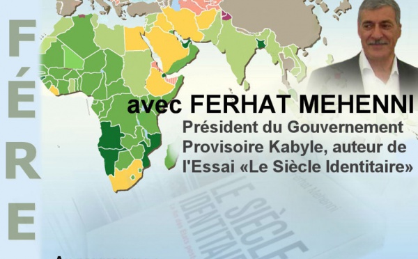 Conférence-débat de Ferhat Mehenni le 05 Mars à l'Université de Rouen