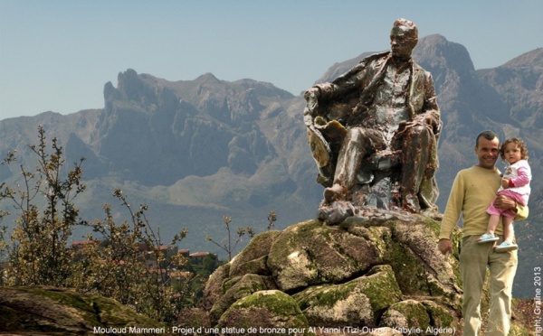 A l'initiative du sculpteur Graïne : Projet d´une Statue de bronze à l´effigie de Mouloud Mammeri