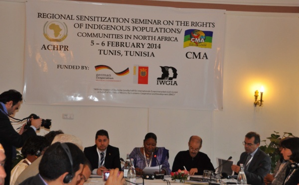 Tunis, 5-6 février 2014 / Premier séminaire sur les droits des peuples autochtones d’Afrique du nord