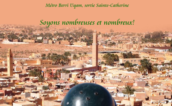 Solidarité avec le peuple mozabite : Un rassemblement de solidarité aura lieu le 22 février à Montréal