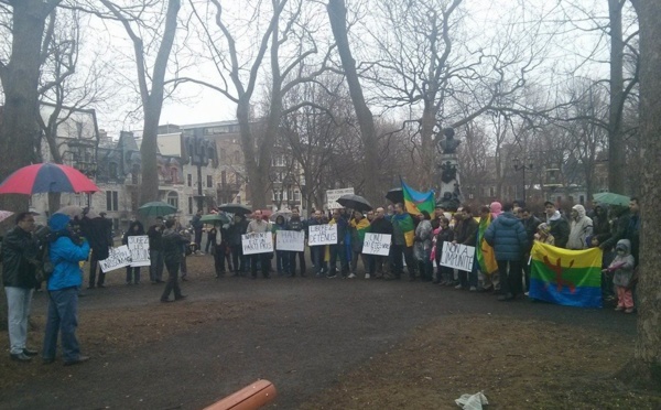 Rassemblement à Montréal pour dénoncer la violence de l'État algerien en Kabylie