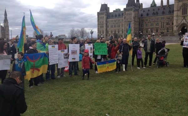 Rassemblement devant le Parlement canadien à Ottawa (photos+video)