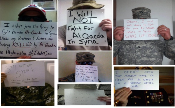 Révolte militaire américaine contre la décision d’Obama de «soutenir Al-Qaïda en Syrie», c'est à dire "La rébellion syrienne"