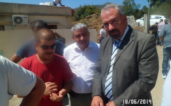 Enterrement de Brahim Tirache dans son village natal