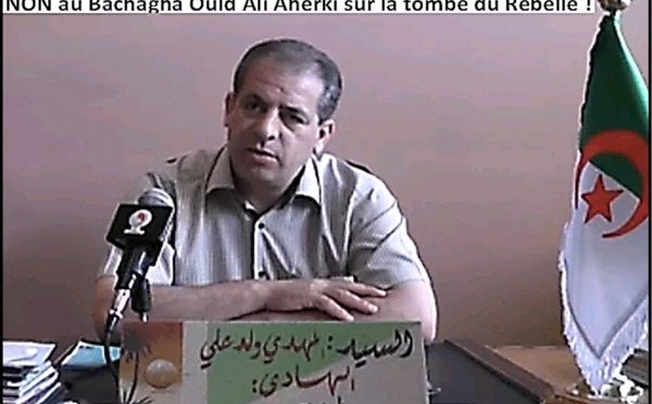 Le Bachagha Ould Ali Lhadi hué à Tawrirt Moussa 