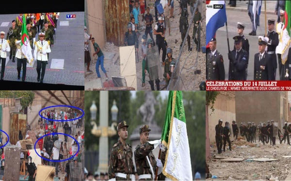 Pendant que sa gendarmerie terrorise le Mzab, l’Algérie participe au défilé du 14 juillet à Paris et verse 26 millions de dollars à la Palestine 